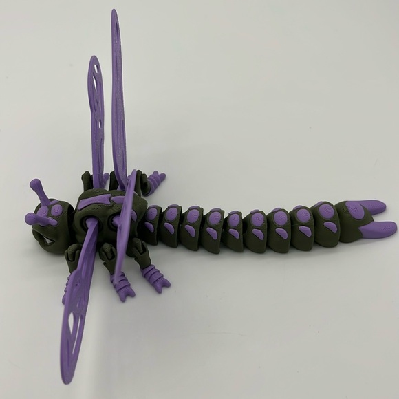 Lenny Dragon Fly 3D-Printed Fidget Toy Fun Collectible Stress… - Picture 2 of 3